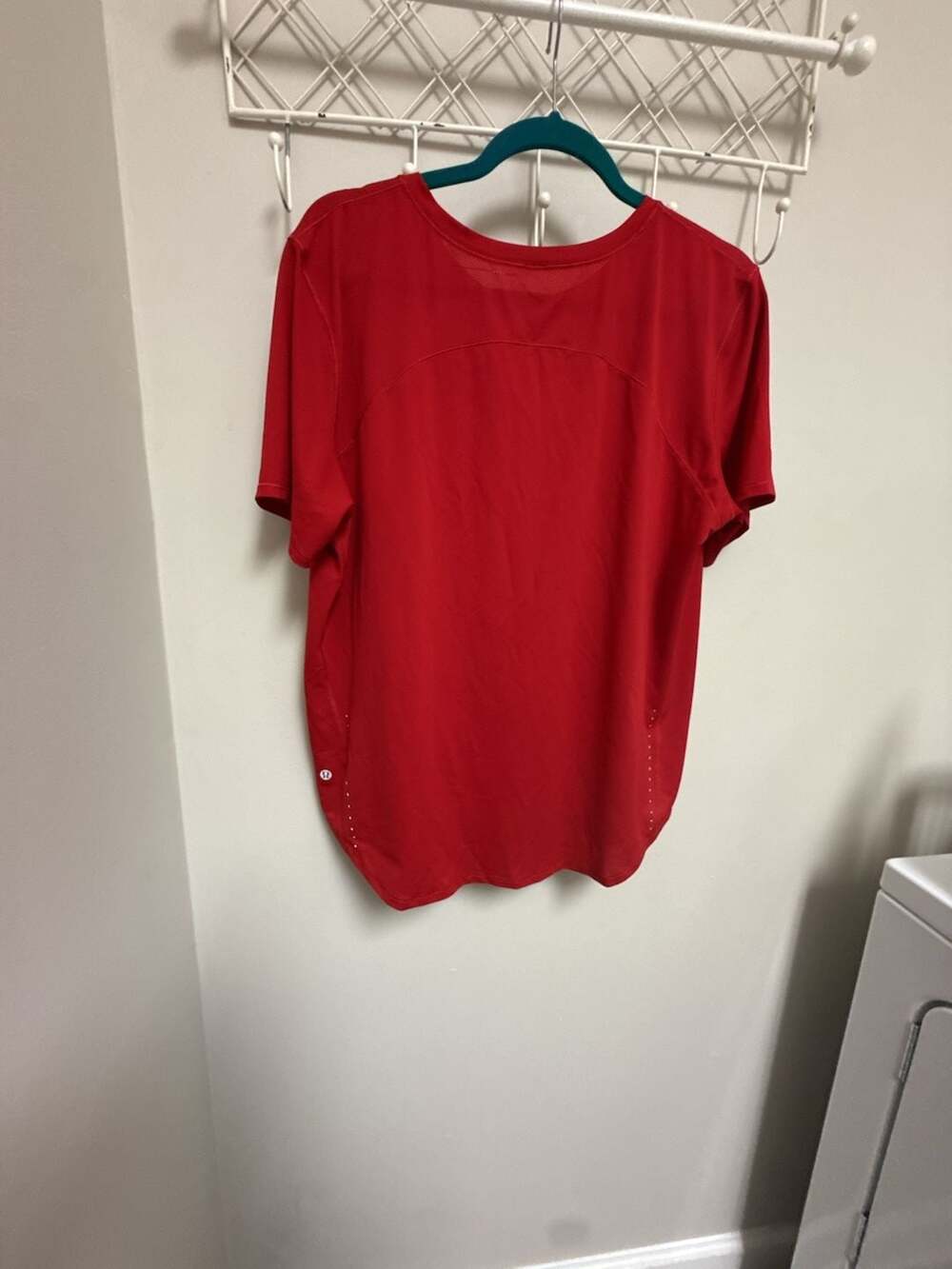 Lululemon Metal Vent Tech Short Sleeve Shirt Red
